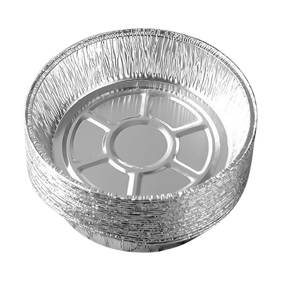 Spirastell Aluminum Foil Pans,Round Tin Pie Aluminum Plates Round 20PCS 6 Inch Disposable Aluminum Plates Pie Pans Air Pans Air Fryers Plates Round Tin 6 Inch Disposable Tin Pie Pans Silver Qudai