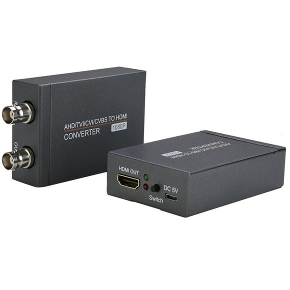Spirastell Converter,Converter Support 720P/1080P Converter 4-in-1 Converter 720P/1080P Output 4-in-1 TVI/CVI/AHD/CVBS BUZHI 720P/1080POutput 4-in-1 TVI/CVI/A/CVBS Converter QISUO