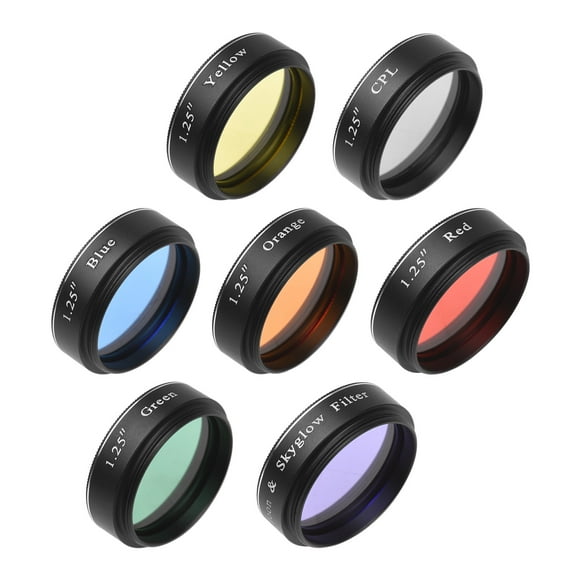 Spirastell Filter,Telescope Filters Color Filters Lunar 1.25 Inches Telescope Set Moon Lunar Observation Red Color CPL Filter Red Telescope s Set ERYUE Moon 1.25 QISUO 1.25 Inch Telescope dsfen