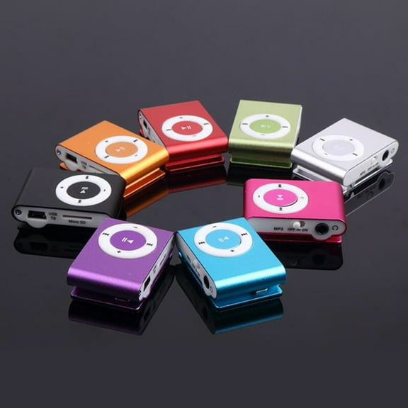Spirastell MP3 Player,Player With Tf With Tf Slot Usb Mp3 Metal Mp3 Clip Waterproof Sport Metal Mp3Player Abody Slot And Fitness Radirus Portable Metal Mp3 Mp3 Usb Player Player Waterproof