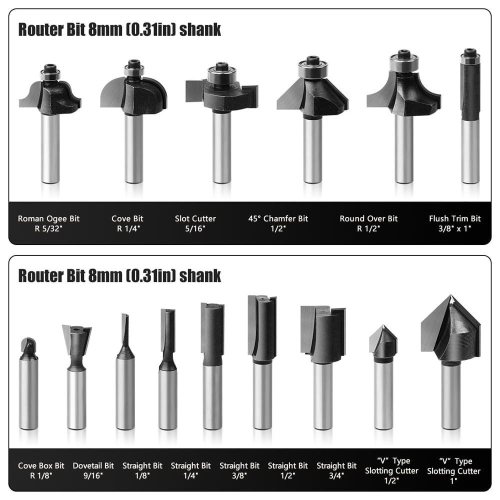 Spirastell Milling Cutter,cutter Router Bit Cutter Cutter Router 8mm 