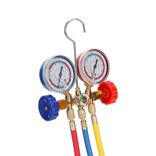 Spirastell Refrigerant Gauge,3 Way Set R134A R12 HUIOP R134A R12 R22 ...
