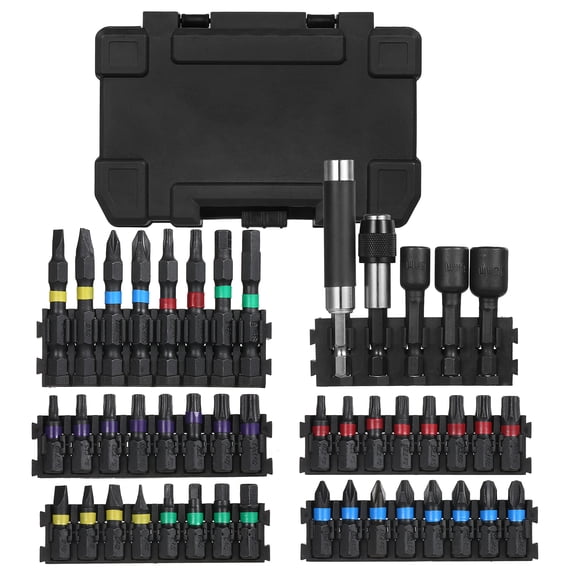 Spirastell Screwdriver Bit,45PCS Wood Metal Steel Driver Steel Security Screwdriver Set Wood Metal Bit Set Power Tool andScrewdriver Case 15PCS Drill HAVOU 20PCS Set Case 15PCS