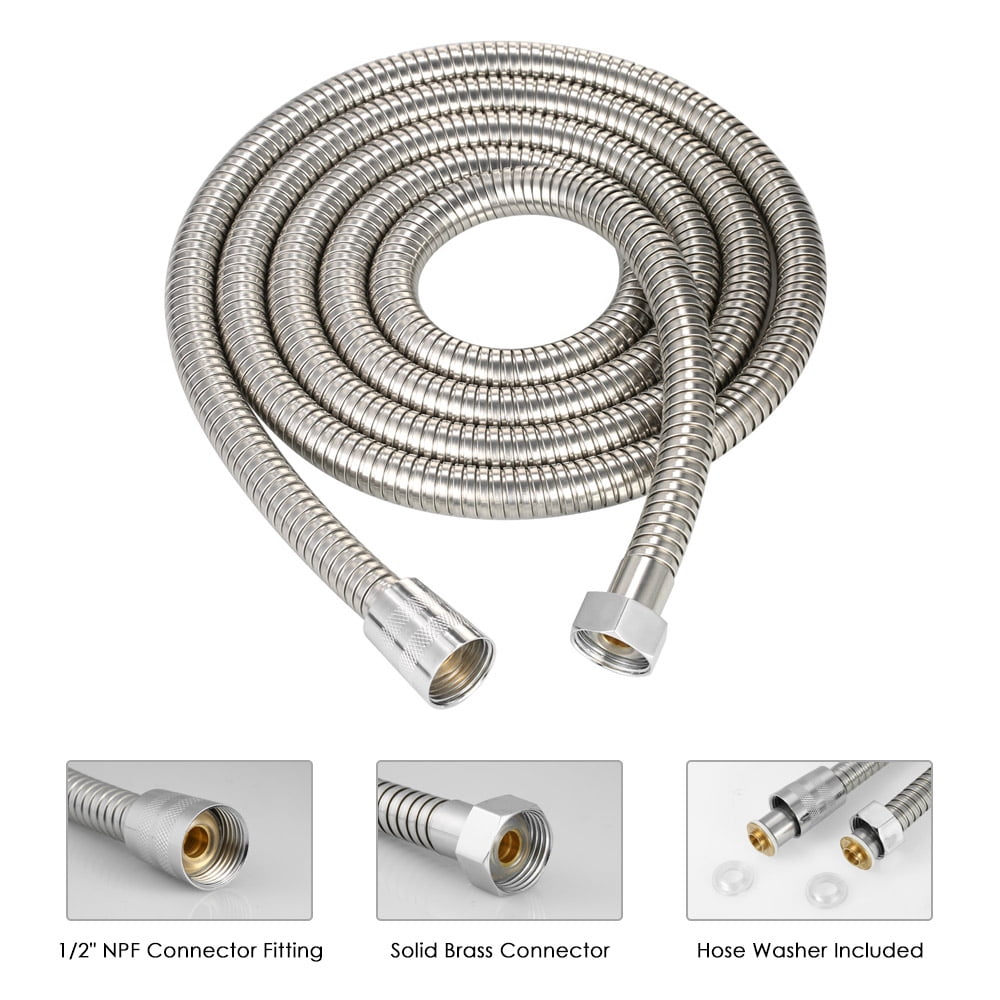 Spirastell Shower Hose,Inches Stainless Steel Tube Handheld Head 79 Inches Stainless Handheld Head Proof Head Proof With Steel Tube Handheld Stainless Steel Tube Proof With Brass Zdhf Qnotici Qinquan