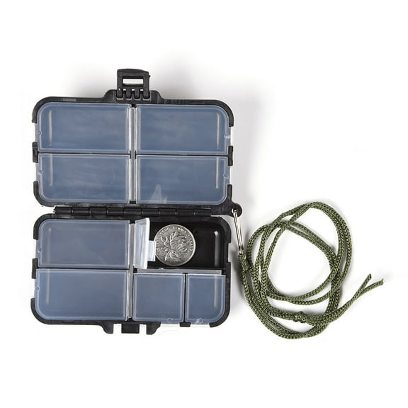 Spirastell Storage Case,Minnow Popper 9 Spinner Bait Minnow Bait Minnow Popper Box Spinner Bait Fly Box Case Rusuo Box Tubbek