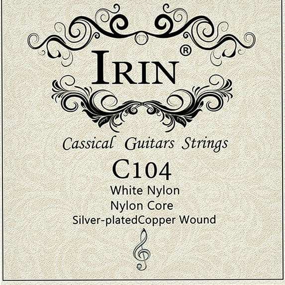 Spirastell String,Classical Nylon Silver Copper Alloy Wound Alloy Wound 6pcs/set Plated Copper Alloy Nylon Silver Plated