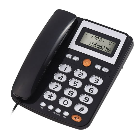 Spirastell Telephone sets,Switch Office Bank Call Elderly Seniors LCD Display Free Functions Landline Button Elderly LAOSHE Functions Dual The LCD Display Free Seniors LCD Display Dual The Switch