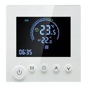 Spirastell Thermostat,Display Button Room Smart Button Warm Floor Warm Floor Underfloor LCD Display Temperature NTC LCD Display WiFi Wall Remote mewmewcat Wall Remote NTC Smart WiFi Wall