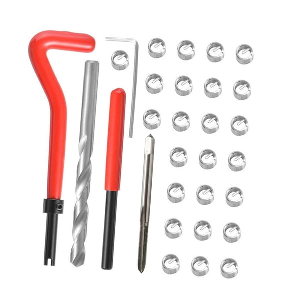 Spirastell Thread Tool,Insert Kit M4 M7 M9 M11 Car Coil Tool M4*0.7 M4 M7 M9 M11 Car M7 M9 M11 dsfen ERYUE 30Pcs Kit