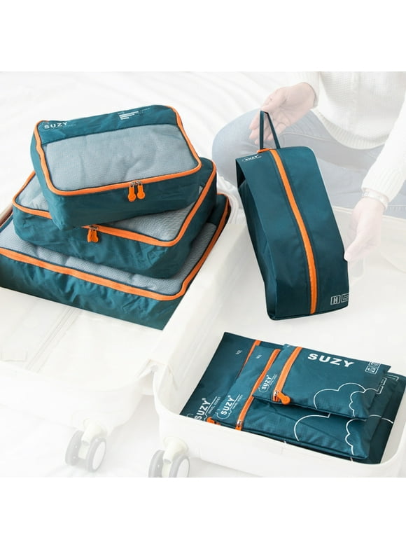 Spirastell Travelling bag suit,Suitcase Clothes Classified Clothes Tidy Pouch Clothes Classified Portable Classified Portable Clothes 7pcs Set Suitcase Set Suitcase Clothes Kit Suitcase Set HUIOP