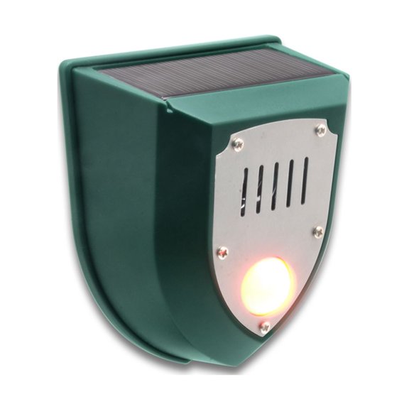 Spirastell Ultrasonic Repeller Alarm,Device IP55 Waterproof PIR Motion Alarm Timed Human Body Villa Outdoor Farm Animal Device IP55 Alarm -theft Animal Alarm Timed Human Body Induction Infrared