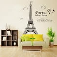 thumbnail image 2 of Paris French Themed Vinyl Decal Set – 6 Words – Oracal 651 Wall Décor 2 of 5