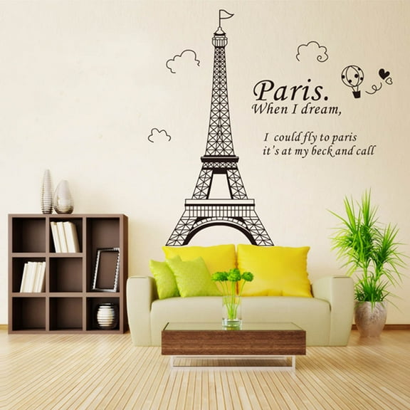 Spirastell Wallpaper,Diy Wall Wallpaper Wall Wallpaper Stickers France Diy Wall Art Decor Mural Paris Eiffel Tower Mural Room Decal Of France Diy Eiffel Tower View Romantic Stickers Art Decor Huiop