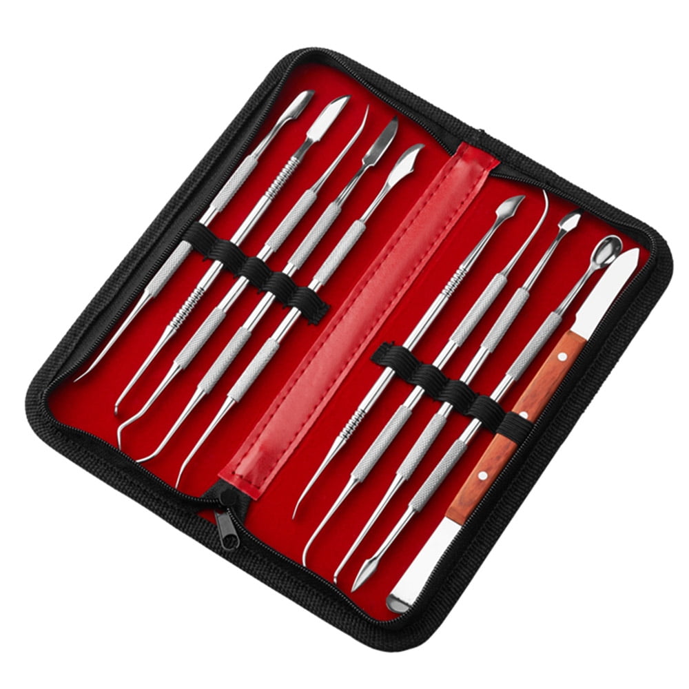 Spirastell Wax Carvers,Ended With Case 10pcs Stainless Steel Wax 10pcs ...