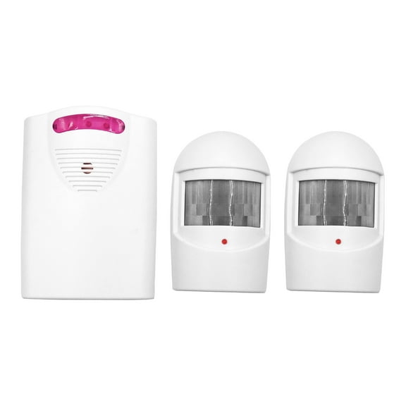 Spirastell Wireless alarm,IR Motion Alarm Motion Alarm Doorbell 2 s Outdoor Driveway Alarm Outdoor Use Receiver 2 Outdoor 1 Receiver 2 1 2 s Alarm Doorbell 1 Alarms Wireless Weatherproof HUIOP dsfen