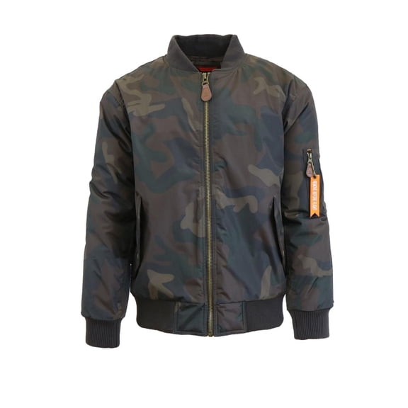 Galaxy Mens Green Solid Bomber Jacket, Green, Large