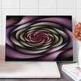 thumbnail image 1 of Spires Cutting Board, Rose Petals Curved Winds Around Fixed Center Point at Increasing Digital Design, Decorative Tempered Glass Cutting and Serving Board, Large Size, Multicolor, by Ambesonne, 1 of 5