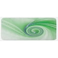 thumbnail image 1 of Spires Kitchen Mat, Curve Windsround Fixed Motif Continuously Increasing Spirals Computer Print, Plush Decorative Kitchen Mat with Non Slip Backing, 47" X 19", Green, by Ambesonne, 1 of 1
