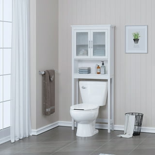 Dorset Over The Toilet Etagere White - Alaterre Furniture
