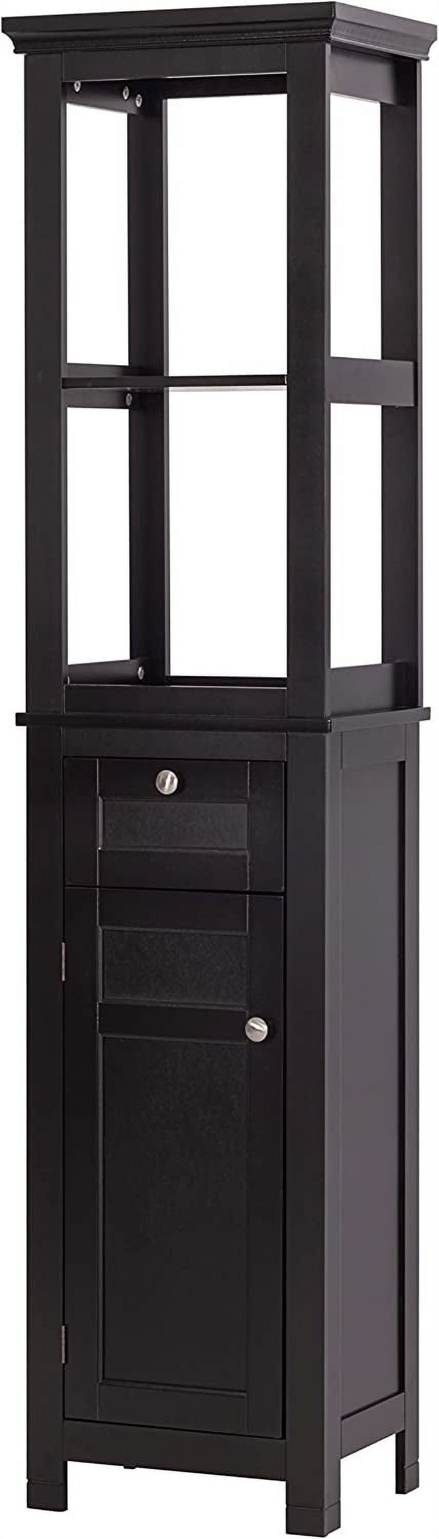 Spirich Home Bathroom Freestanding Storage with Two Tier Open