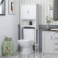 Spirich Home Bathroom Organizer, Over The Toilet Wood Storage