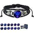 thumbnail image 1 of Spirilet Bracelet for Women, Zodiac Signs Spirit Bracelet, Serene Manifestation Bracelet, Adjustable 12 Constellation Zodiac Leather Bracelets Unsex, 1 of 8