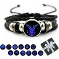 thumbnail image 1 of Spirilet Bracelet for Women, Zodiac Signs Spirit Bracelet, Serene Manifestation Bracelet, Adjustable 12 Constellation Zodiac Leather Bracelets Unsex, 1 of 8