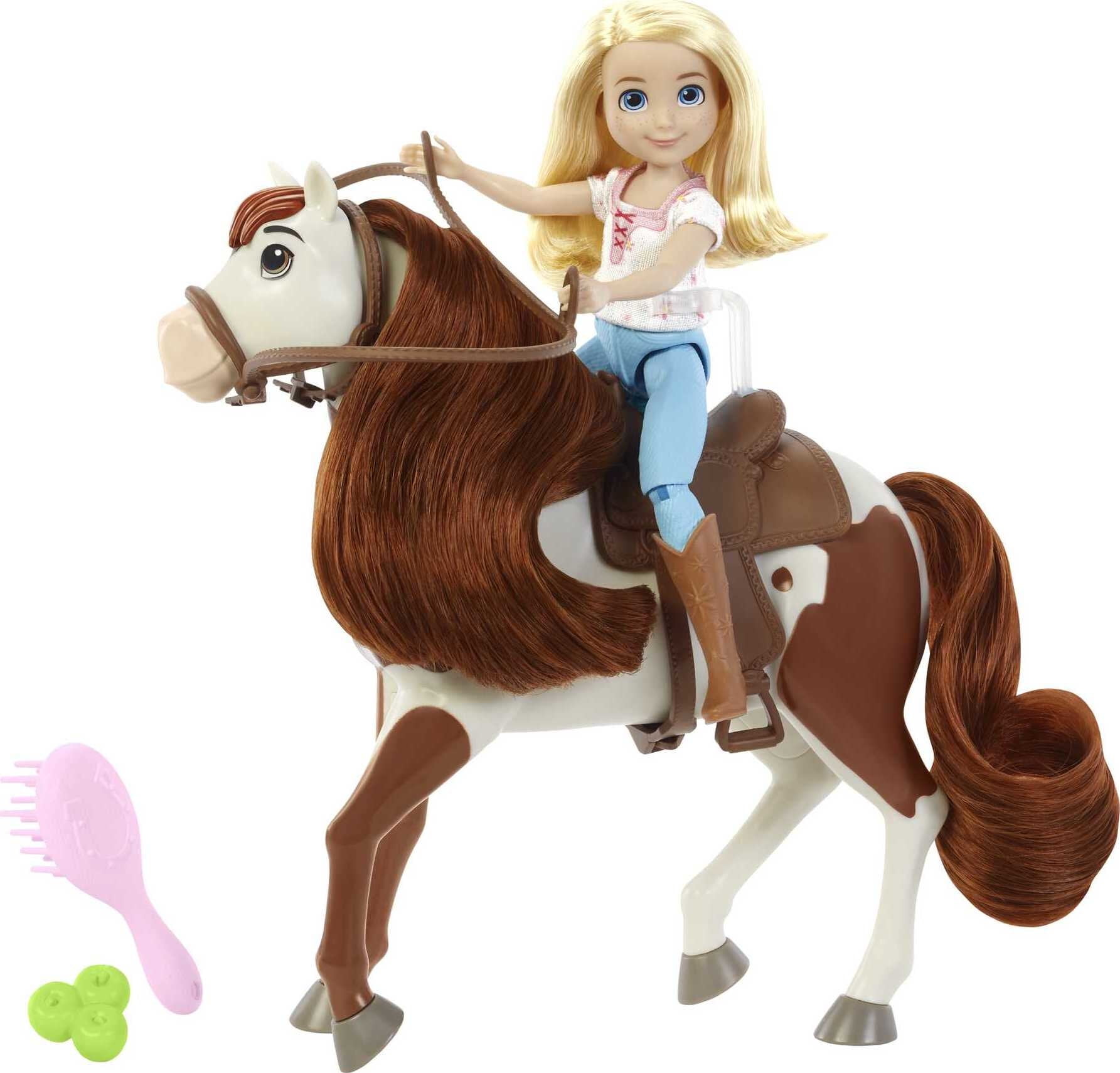 DreamWorks Spirit Abigail Doll & Boomerang Horse Set, 7in