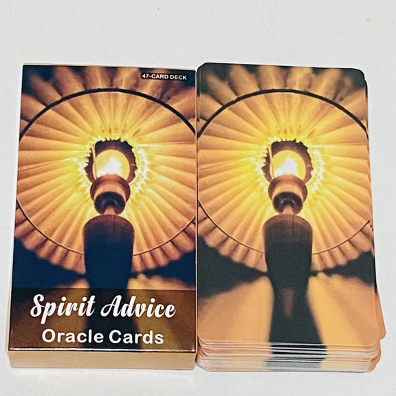 Spirit Advice Oracle Cards 47 Deck English Version Spirit Board games with Keywords on Cards