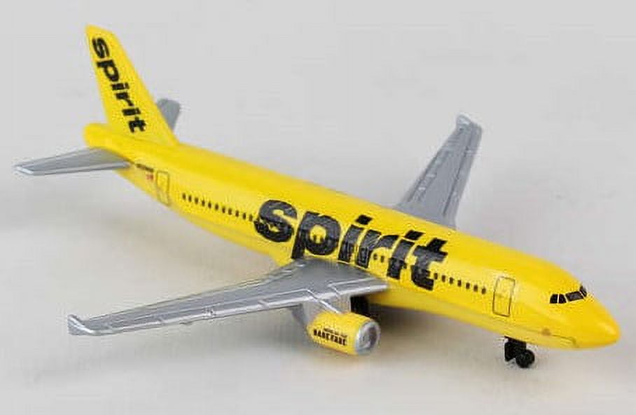 Spirit Airlines Airbus A320 (5" Wingspan) (Die Cast)