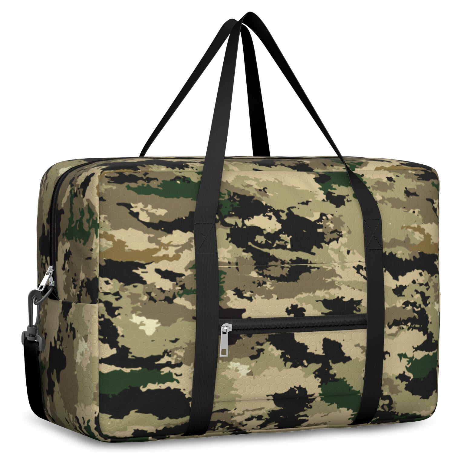 For Spirit Airlines Personal Item Bag 18x14x8 Inch, Boho Floral Weekender Travel Bag, Foldable Travel Duffel Bag Underseat Carry on Bag with Luggage Sleeve for Women and Men 30L