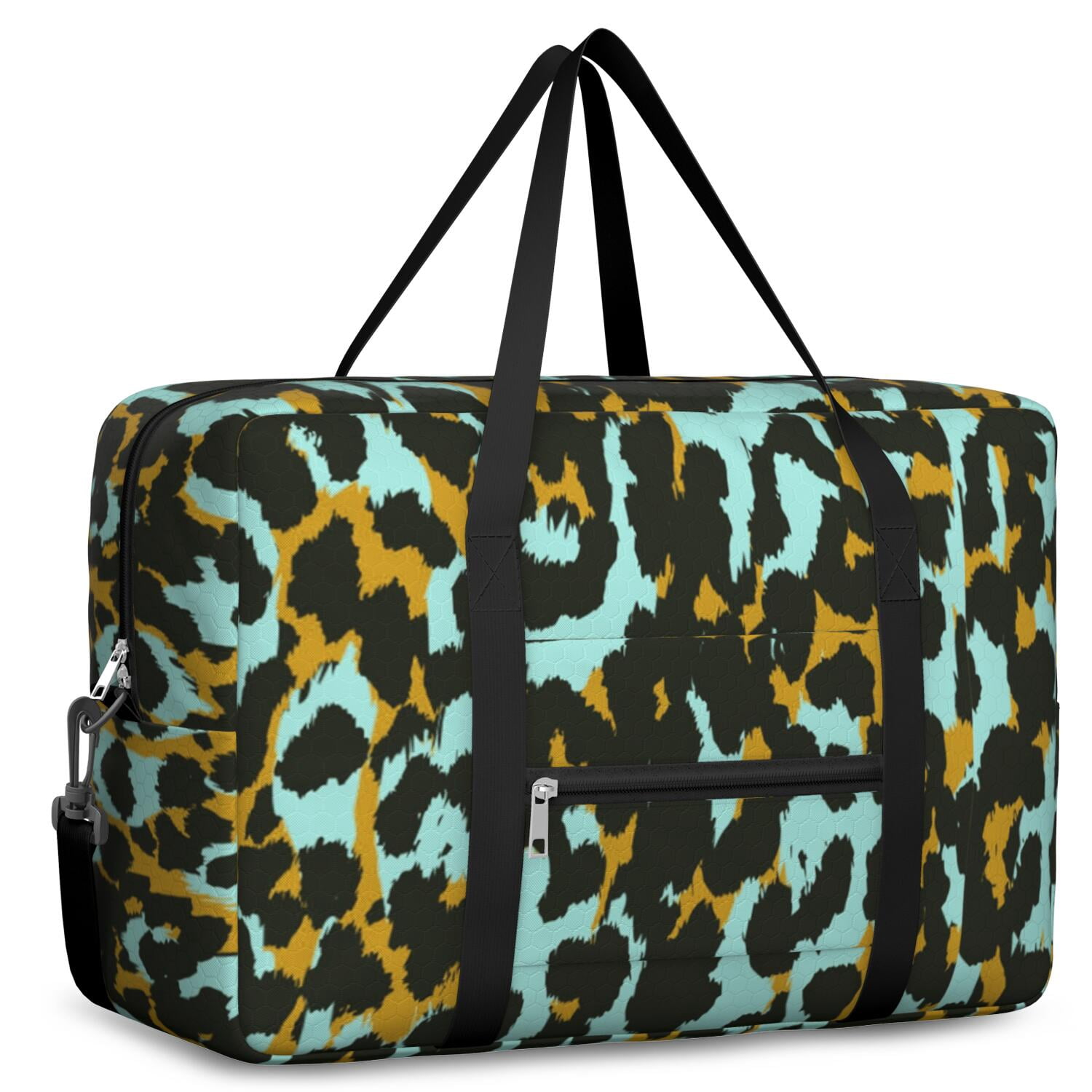 For Spirit Airlines Personal Item Bag 18x14x8 Inch, Boho Floral Weekender Travel Bag, Foldable Travel Duffel Bag Underseat Carry on Bag with Luggage Sleeve for Women and Men 30L