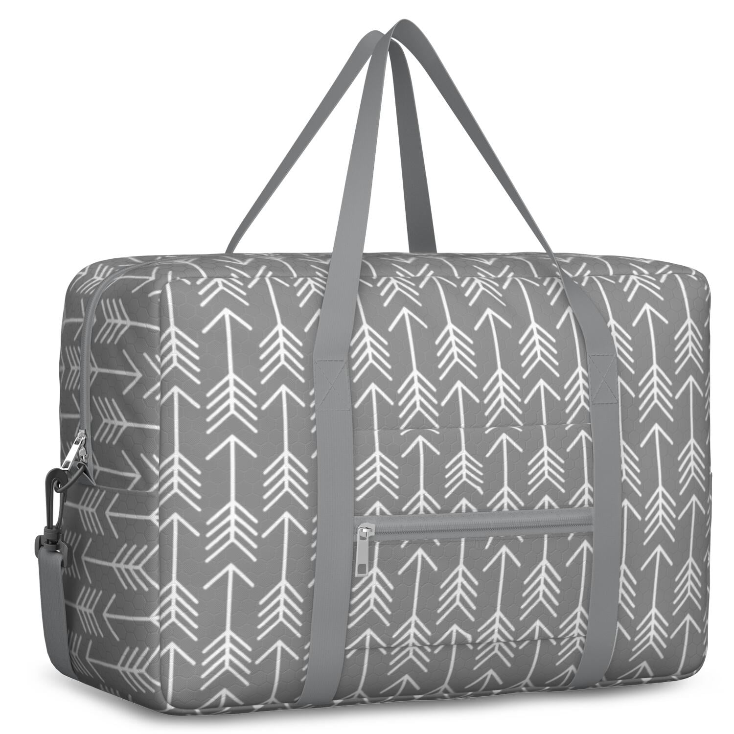 For Spirit Airlines Personal Item Bag 18x14x8 Inch, Boho Weekender Travel Bag, Foldable Travel Duffel Bag Underseat Carry on Bag with Luggage Sleeve for Women and Men 30L