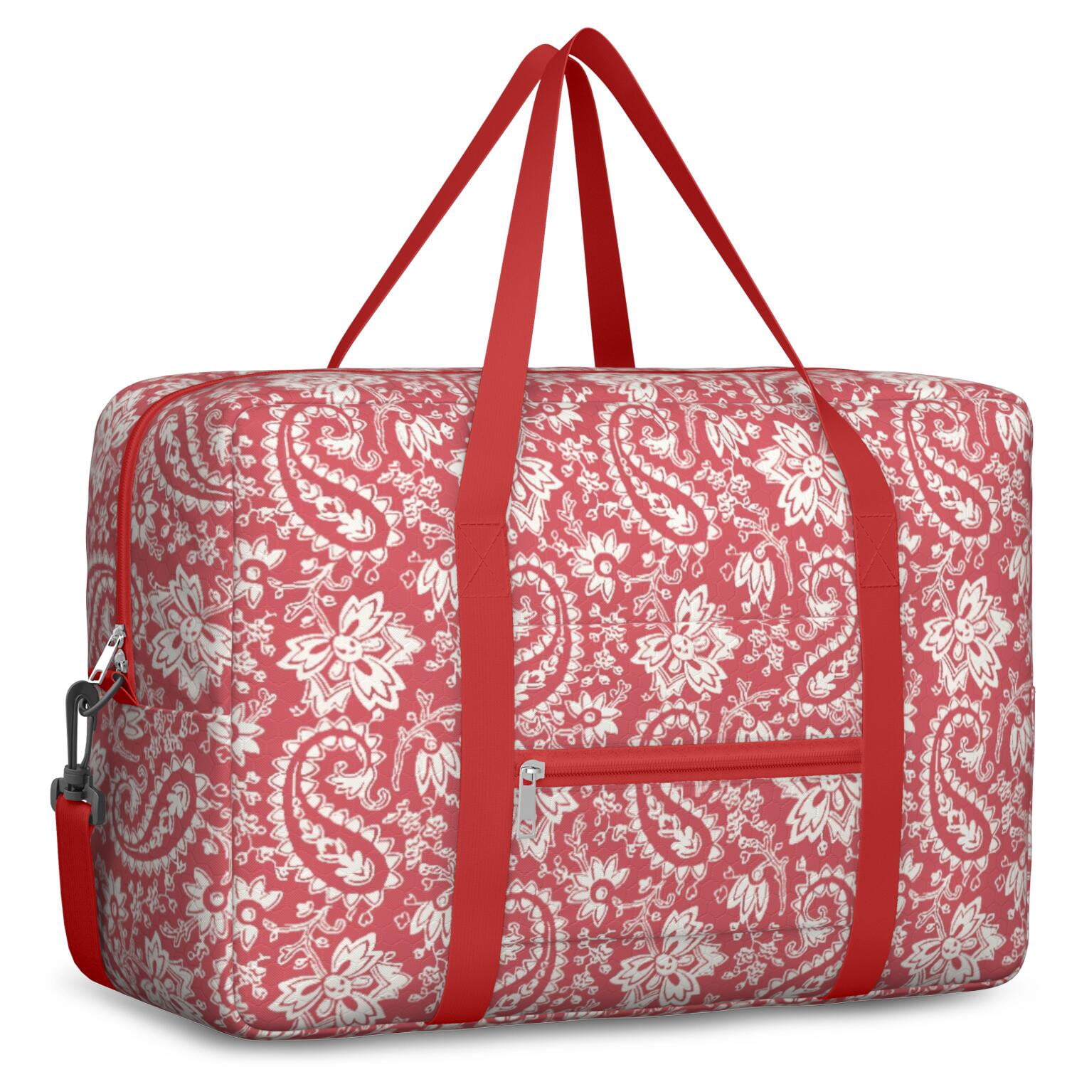 For Spirit Airlines Personal Item Bag 18x14x8 Inch, Boho Weekender Travel Bag, Foldable Travel Duffel Bag Underseat Carry on Bag with Luggage Sleeve for Women and Men 30L
