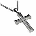 thumbnail image 1 of Spirit And Truth Jewelry 117420 Iron Cross - Man Of God 24 In. Necklace, 1 of 1
