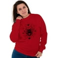 thumbnail image 1 of Spirit Animal Honeybee Symbolic Women Crewneck Sweatshirt Brisco Brands 3X, 1 of 6