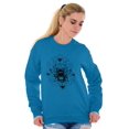 thumbnail image 1 of Spirit Animal Honeybee Symbolic Women Crewneck Sweatshirt Brisco Brands L, 1 of 6