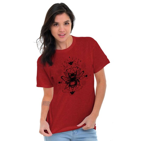 Spirit Animal Honeybee Symbolic Women's Plus Size Graphic Tee Brisco Brands 3X