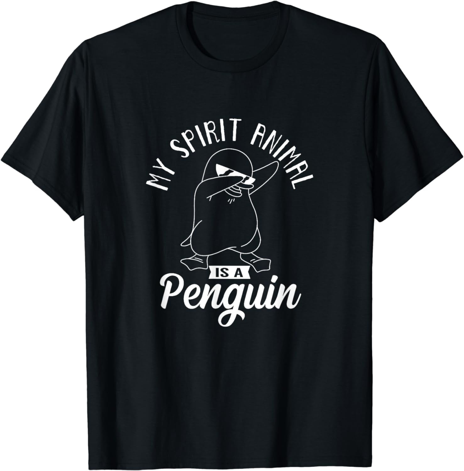 Spirit Animal Is A Penguin Dabbing Dab Antarctica Penguins T-Shirt ...