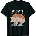 thumbnail image 1 of Spirit Animal Outback Australia Animal Gift Wombat T-Shirt, 1 of 5