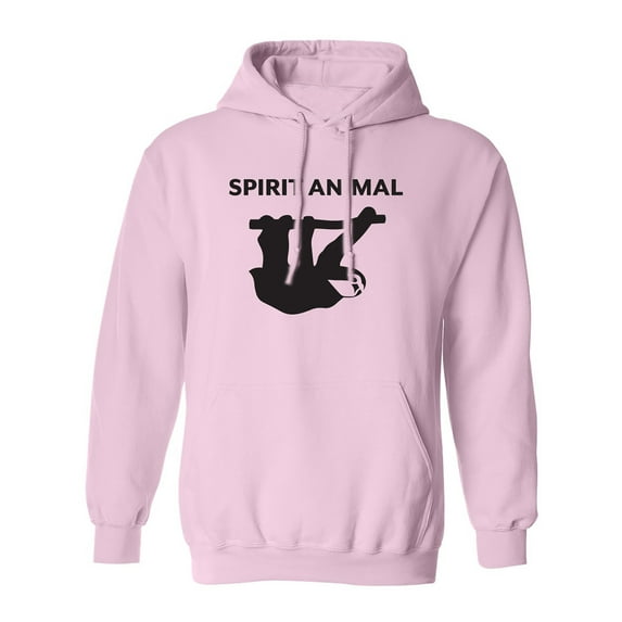Spirit Animal Sloth Adult Hooded Sweatshirt