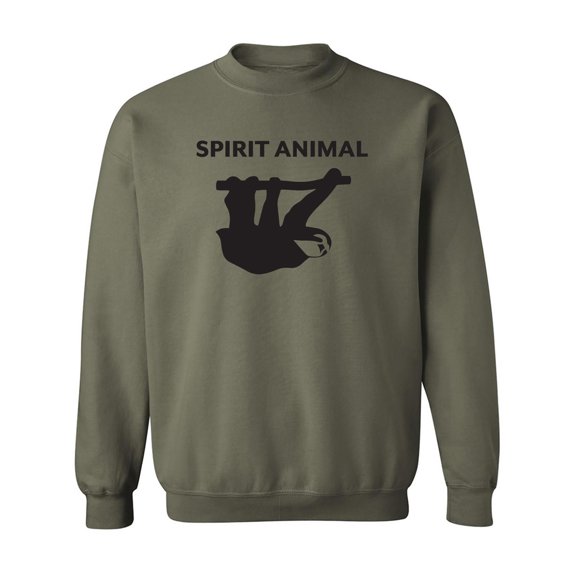 Spirit Animal Sloth Crewneck Sweatshirt