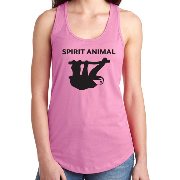 Spirit Animal Sloth Racerback Tank