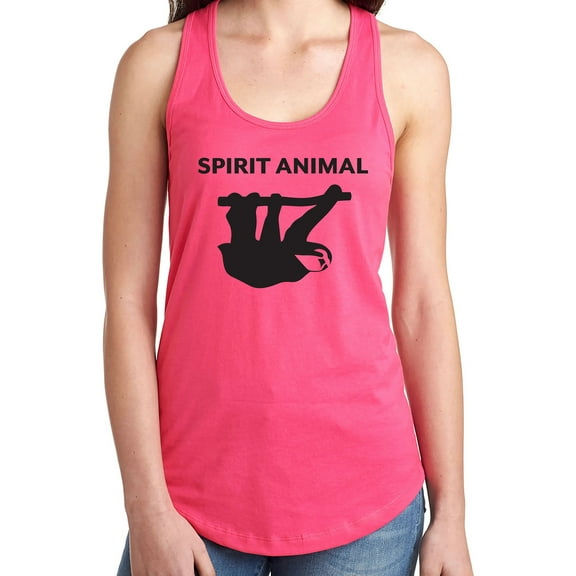 Spirit Animal Sloth Racerback Tank