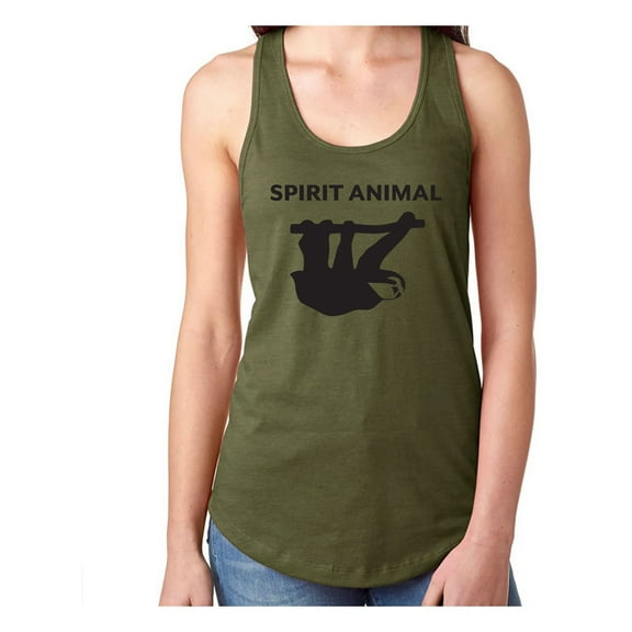 Spirit Animal Sloth Racerback Tank
