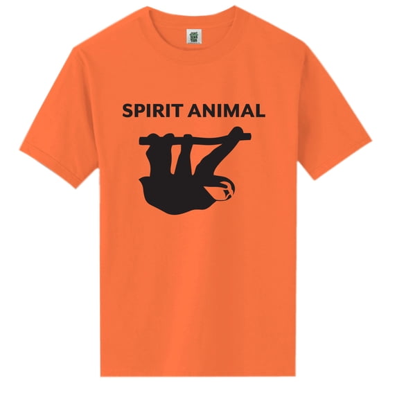 Spirit Animal Sloth Short Sleeve Neon Tee