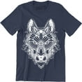 thumbnail image 1 of Spirit Animal Wolf - King Of The Forest Men's T-Shirt, 1 of 4