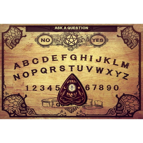 Spirit Board Poster 24x36 24x36 Unframed, Age: Adults, Rectangle Poster Time