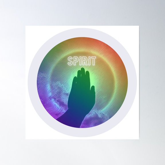 Spirit Element Poster Wall Art, Modern Wall Decor For Living Room Bedroom, 16x16 UNFRAMED
