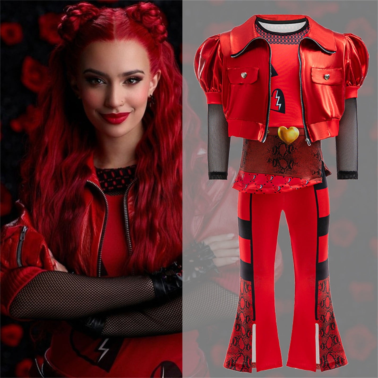 Spirit Halloween Descendants The Rise Of Red Red Jumpsuit Costume spirit-halloween-descendants-the-rise-of-red-red-jumpsuit-costume